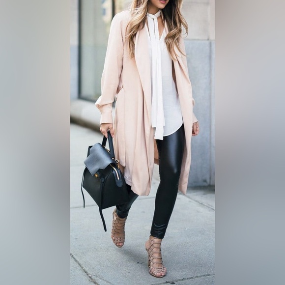 Forever 21 Blush Trench Coat - Picture 3 of 7